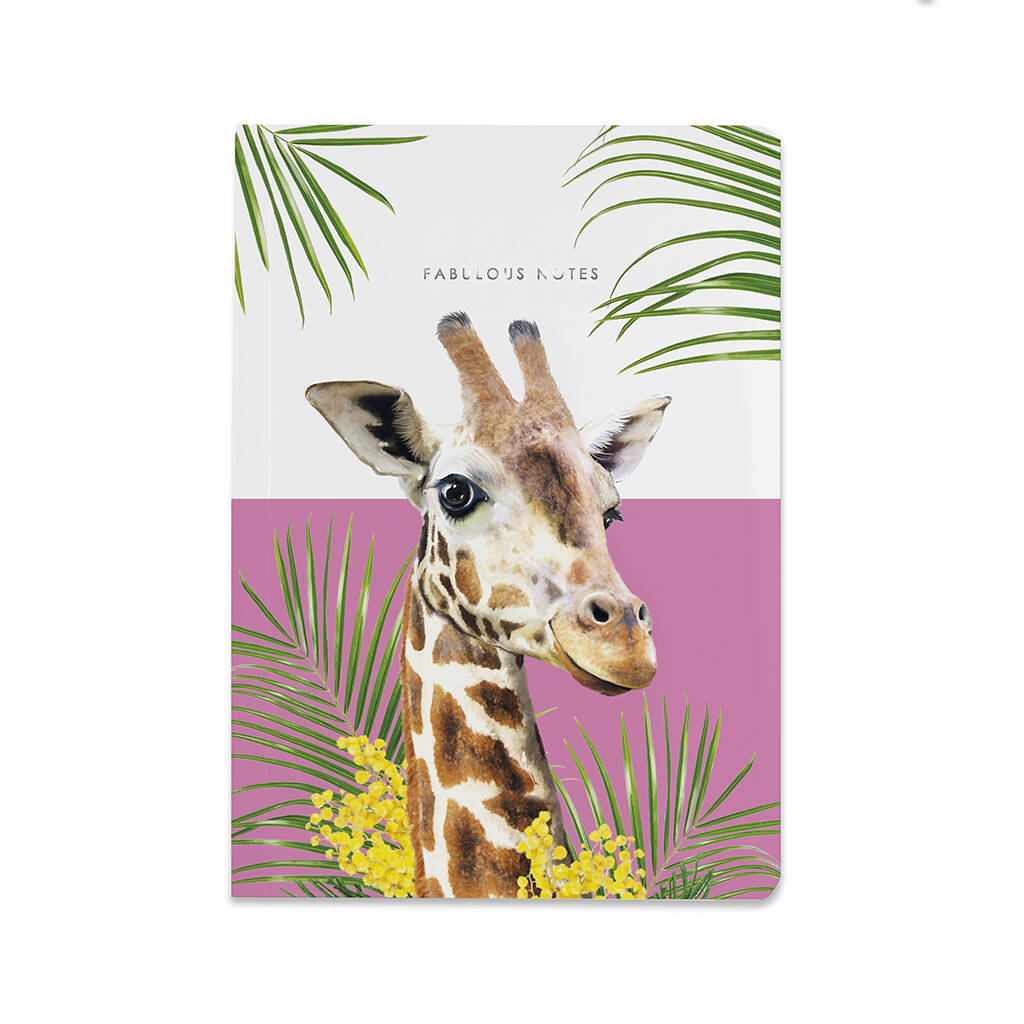 Giraffe Luxury Notebook Lola Design X Zsl By Lola Design Ltd