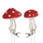 Two Mushroom Decorative Tree Clips, thumbnail 2 of 3