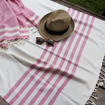 Personalised Bride Gift, Beach Towel Set, 4 of 12