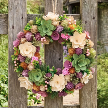 Colourful Floral Summer Wreath Collection, 2 of 8