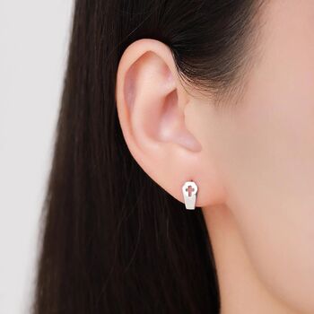 Mismatched Ghost And Coffin Stud Earrings In Sterling Silver, 4 of 12