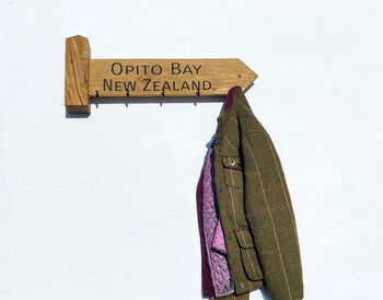 Coastal Path Oak Coat Rack | Coat Hanger, 2 of 10