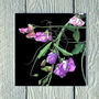 Tangled Sweet Peas Greetings Card, thumbnail 1 of 2