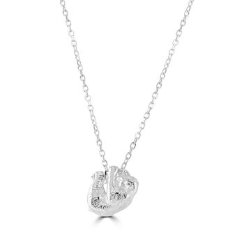 Personalised Sterling Silver Sloth Necklace, 3 of 11