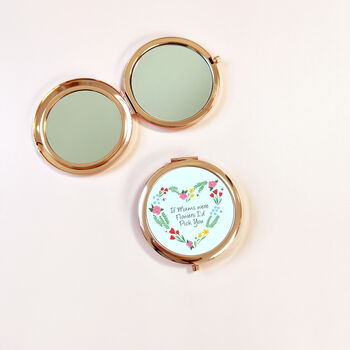 Floral Heart Compact Mirror | If Mums Were Flowers, 8 of 8