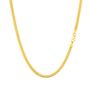 Sterling Silver 4mm Miami Cuban Chain, Rhodium Plated Necklace, thumbnail 3 of 12