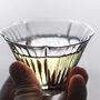 Floral Glass Sake Cup Set Of Two, thumbnail 3 of 9