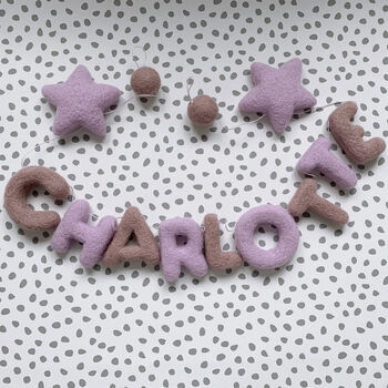 Felt Name Nursery Garland, 9 of 12