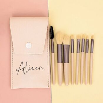 Personalised Travel Makeup Brush Set, 2 of 4