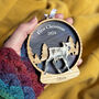 Heritage Baby Reindeer Snow Globe First Christmas Decoration, thumbnail 4 of 4