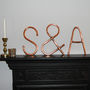 Copper Decorative Letters And Symbols Wall Art, thumbnail 9 of 12