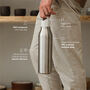 Circular And Co 750ml Stainless Steel Water Bottle Pebble White, thumbnail 4 of 6