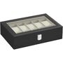 12 Slots Beige Lining Watch Box Display Holder Case, thumbnail 7 of 7
