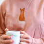 I Prefer My Cat! Cute Cat Sweater Valentine's Gift, thumbnail 6 of 8