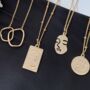 Gold Pendant Necklaces For Her, thumbnail 1 of 9