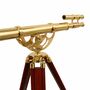 60 Inch Vintage Brass Telescope With Tripod, thumbnail 2 of 6