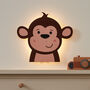 Monkey Dimmable LED Battery Children's Wall Night Light, thumbnail 1 of 8