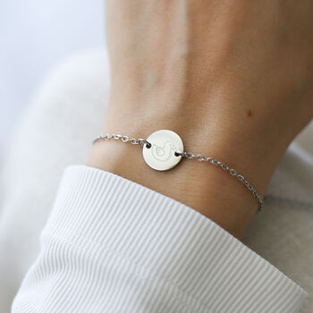Rubber Duck Bracelet – Gift For Duck Lovers, Engraved Duck Disc Bracelet, Funny Gift For Friend, 2 of 6