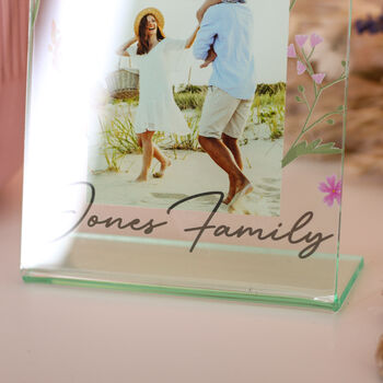 Personalised Pressed Flowers Family Photo Frame, 2 of 6