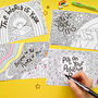 Eight Motivational Colouring Postcards, thumbnail 3 of 4