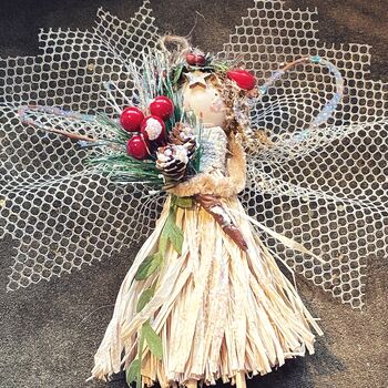 Christmas Tree Topper Fairy Decoration, 5 of 9