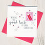 Personalised Pencil Good Luck At School Card, thumbnail 1 of 2