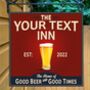 Stumble Inn Personalised Home Pub Sign / Man Cave Sign, thumbnail 6 of 9