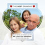 The World’s Best Grandad Personalised Photo Slate Gift For Grandad, thumbnail 3 of 6