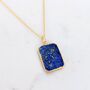 The Rectangle Lapis Lazuli Necklace, thumbnail 3 of 9