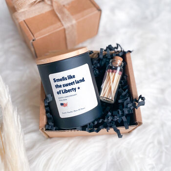 Sweet Land Of Liberty Candle Gift, 6 of 8