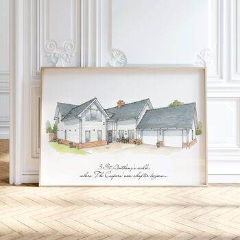 Personalised Home Portrait Wall Art, 4 of 11
