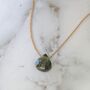 The Nugét Peridot August Birthstone Necklace, Gold, thumbnail 2 of 6