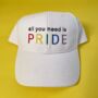 All You Need Is Pride Slogan Cap, thumbnail 2 of 4