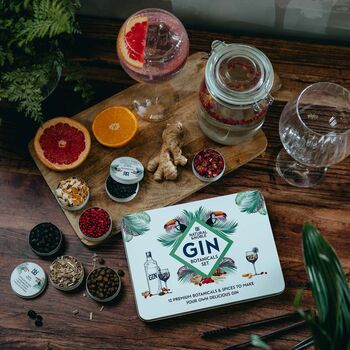 Gin Making Kit Gift. Create Your Own Delicious Gin Flavours At Home, 2 of 8