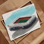 St Mary's Southampton Football Stadium Art Print, thumbnail 1 of 4