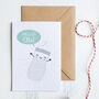 Personalised New Baby Card With Milk Bottle, thumbnail 1 of 3