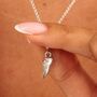 Running Trainer Charm Necklace, Sterling Silver Or 18ct Gold Plated, thumbnail 1 of 12