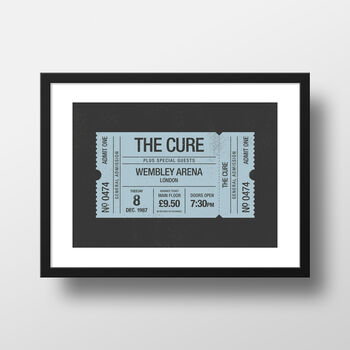 Personalised Concert / Gig Ticket Print, 2 of 6