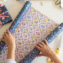 Double Sided Folk Floral Gift Wrap, thumbnail 3 of 6