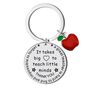 Personalised Teacher Gift Key Ring Set With Engraving, thumbnail 1 of 3