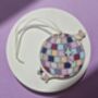 Disco Ball Bauble/ Wooden Hanging Charm, thumbnail 1 of 4