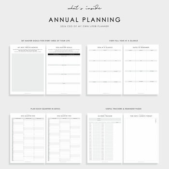2026 Weekly Life Planner | Burgundy, 6 of 7