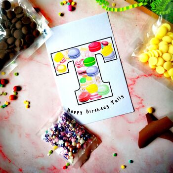 Personalised Chocolate Letter Making And Decorating Kit, 3 of 5