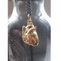 Wdts 925 Silver Anatomical Heart Gold Plated, thumbnail 3 of 6