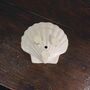 Scallop Shell Soap Dish In Peach, thumbnail 4 of 4