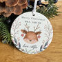 Personalised Merry Christmas Teacher Ceramic Ornament Gift, thumbnail 7 of 7