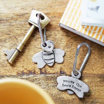 'You're The Bee's Knees’ Keyring, 2 of 4