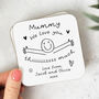 Personalised Coaster 'Mummy Love You This Much', thumbnail 2 of 2