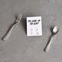 Fork And Spoon Sterling Silver Drop Earrings, thumbnail 2 of 5