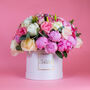 The Elegance Rose And Peony Hat Box, thumbnail 1 of 2